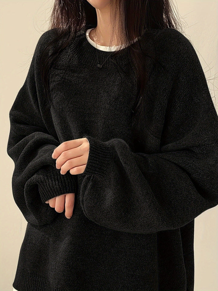 VELLA - WEEKEND VIBE CASUAL KNIT PULLOVER