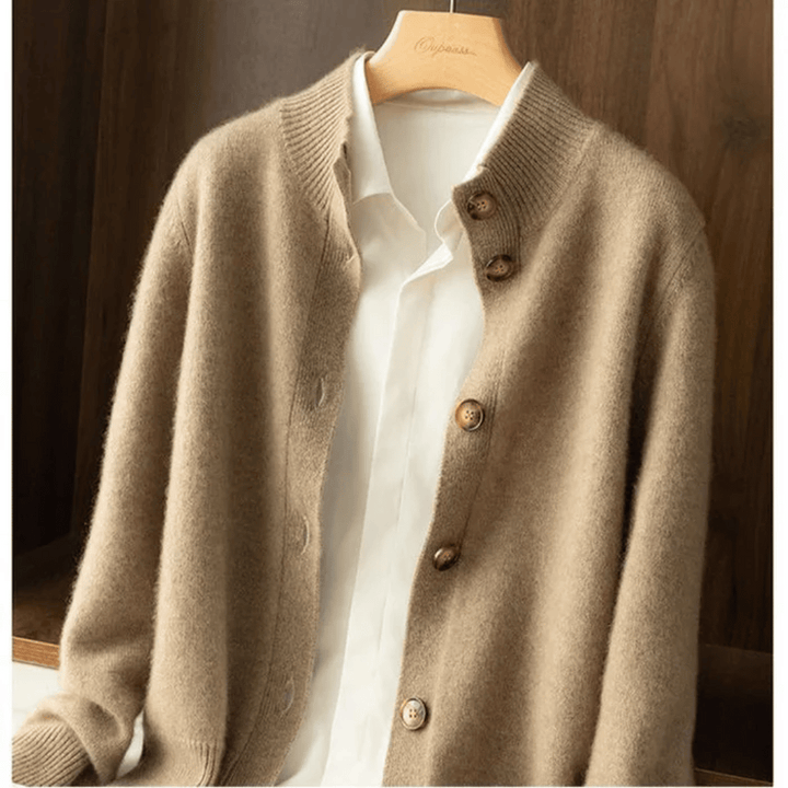 Celeste | Chic High-Neck Cardigan