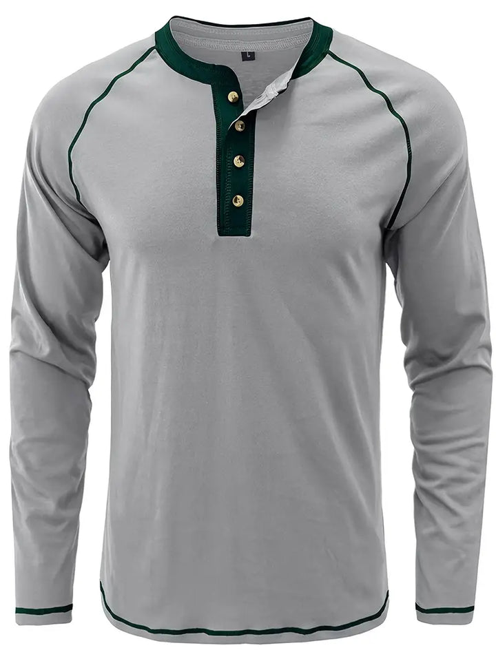 ACE - ICONIC BUTTON PLACKET KNIT TOP