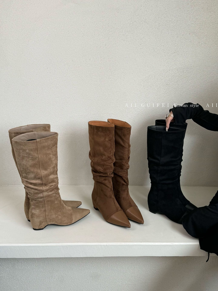 Teagan® | High Suede Boots
