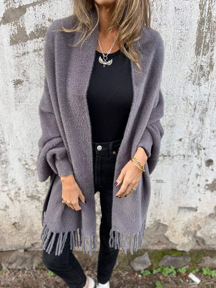 LILIAN - SIGNATURE FRINGE THREADED COAT