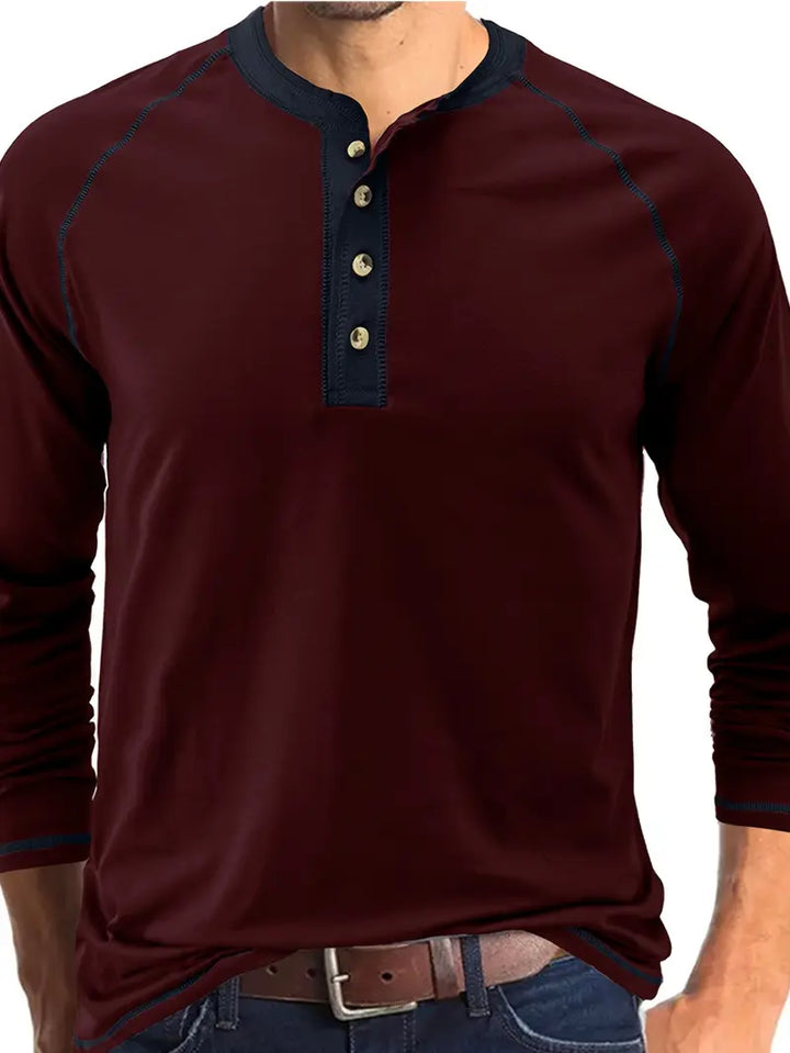 ACE - ICONIC BUTTON PLACKET KNIT TOP