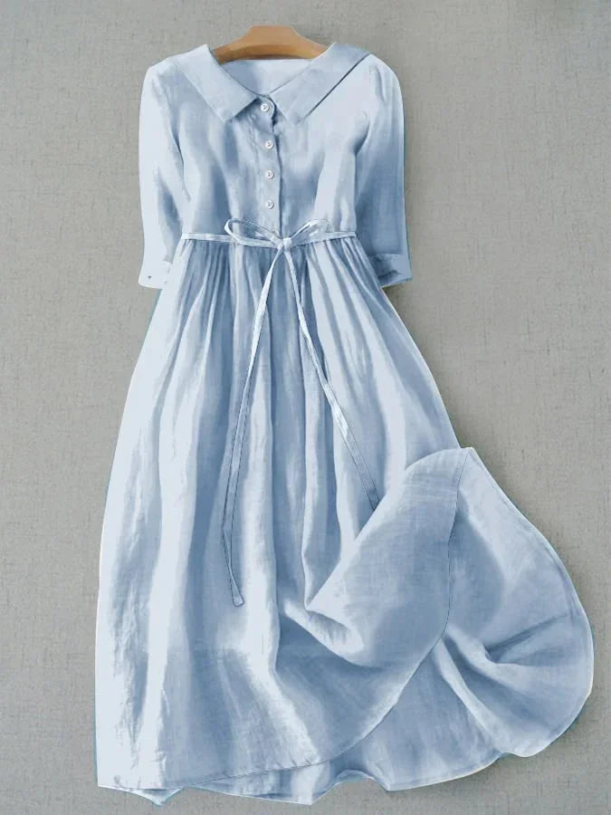 NAV - MINIMALIST COTTON STATEMENT DRESS