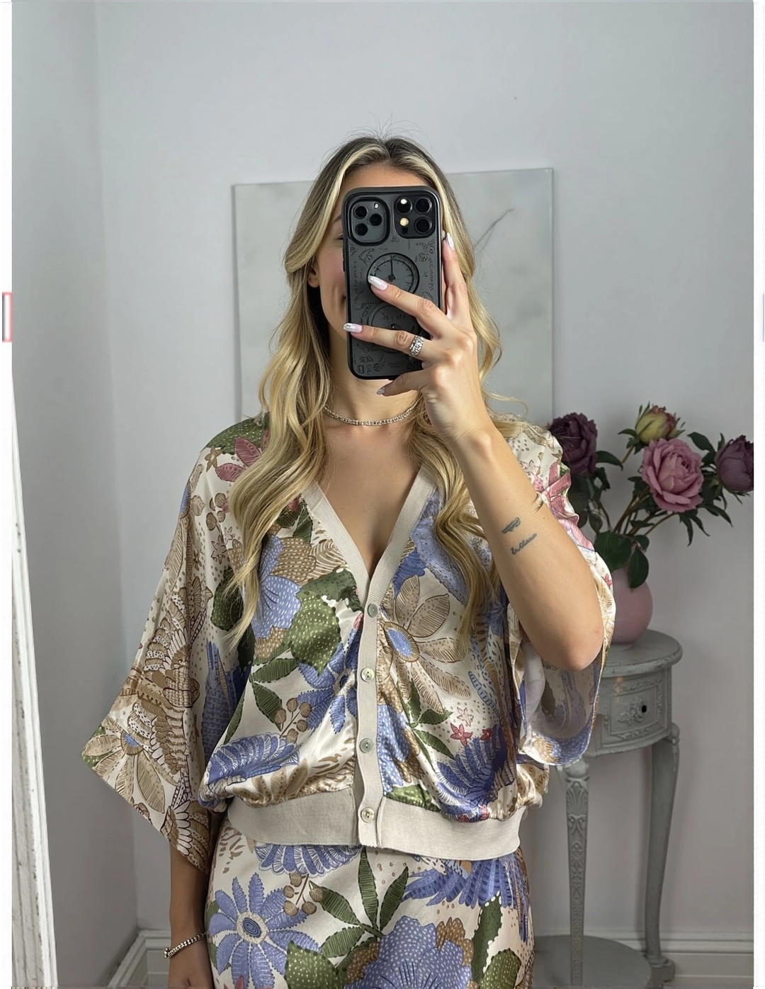 DANA - SILKEN FLORAL SET