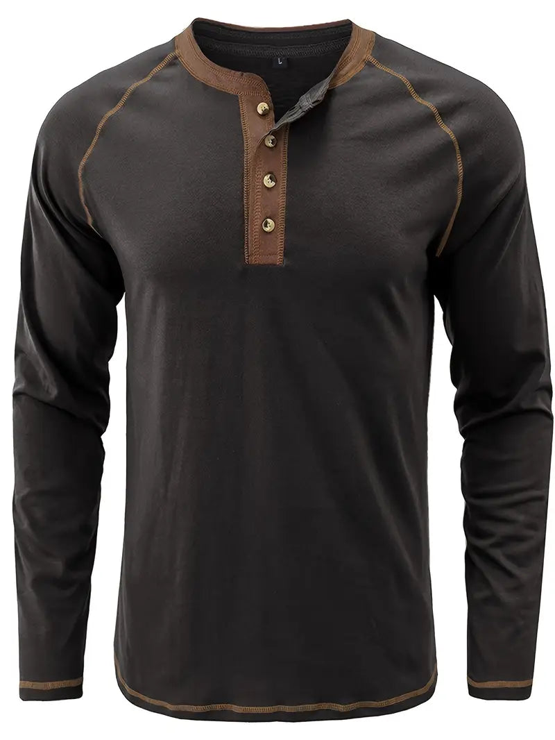 ACE - ICONIC BUTTON PLACKET KNIT TOP