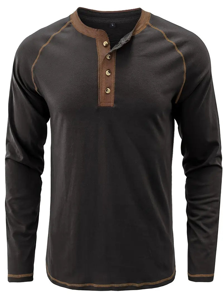ACE - ICONIC BUTTON PLACKET KNIT TOP