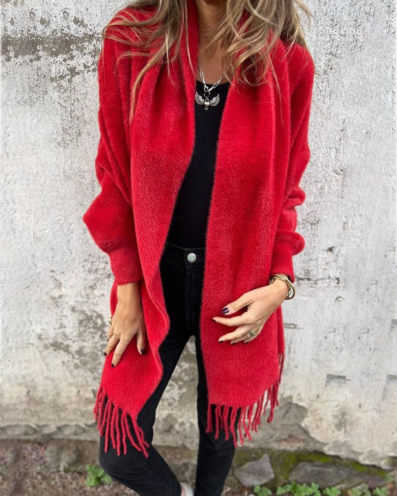 LILIAN - SIGNATURE FRINGE THREADED COAT