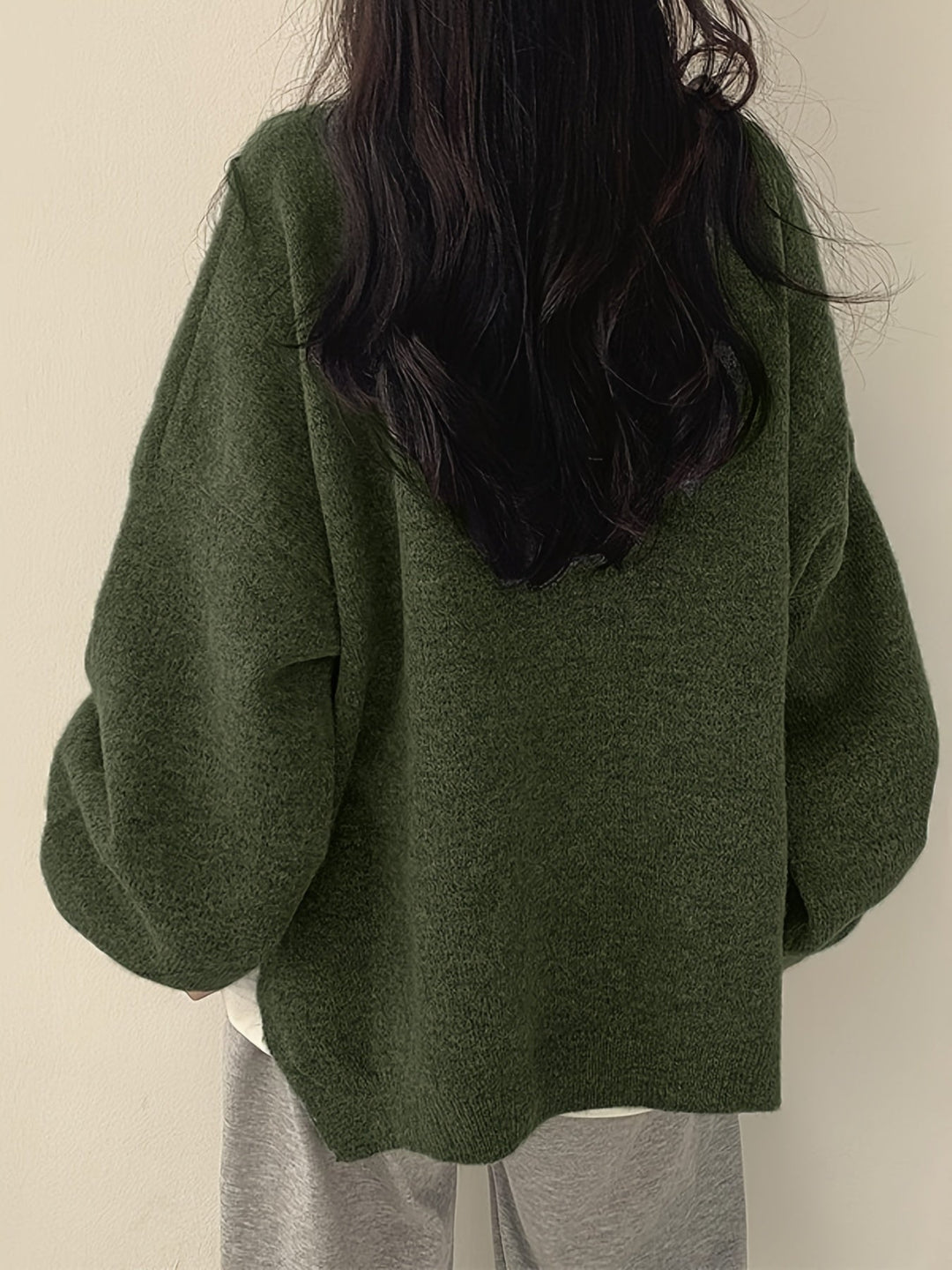 VELLA - WEEKEND VIBE CASUAL KNIT PULLOVER