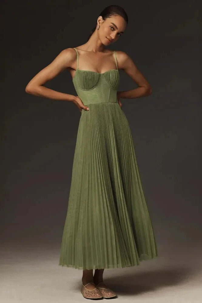HAYA - FLARE MIDI DRESS