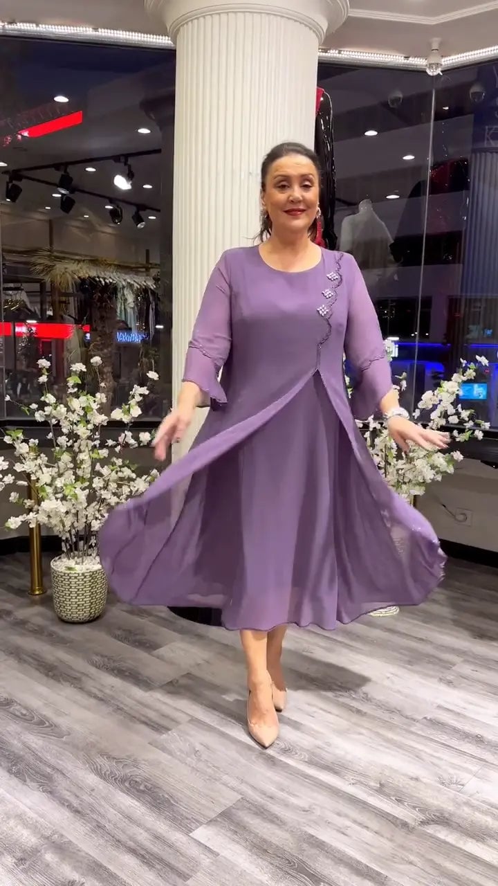 LAFRIZA - BREEZE FLOWY CHIFFON DRESS