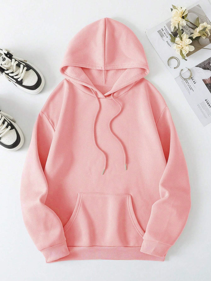 FAITH OVER FEAR Women's Dropped Shoulder Hoodie