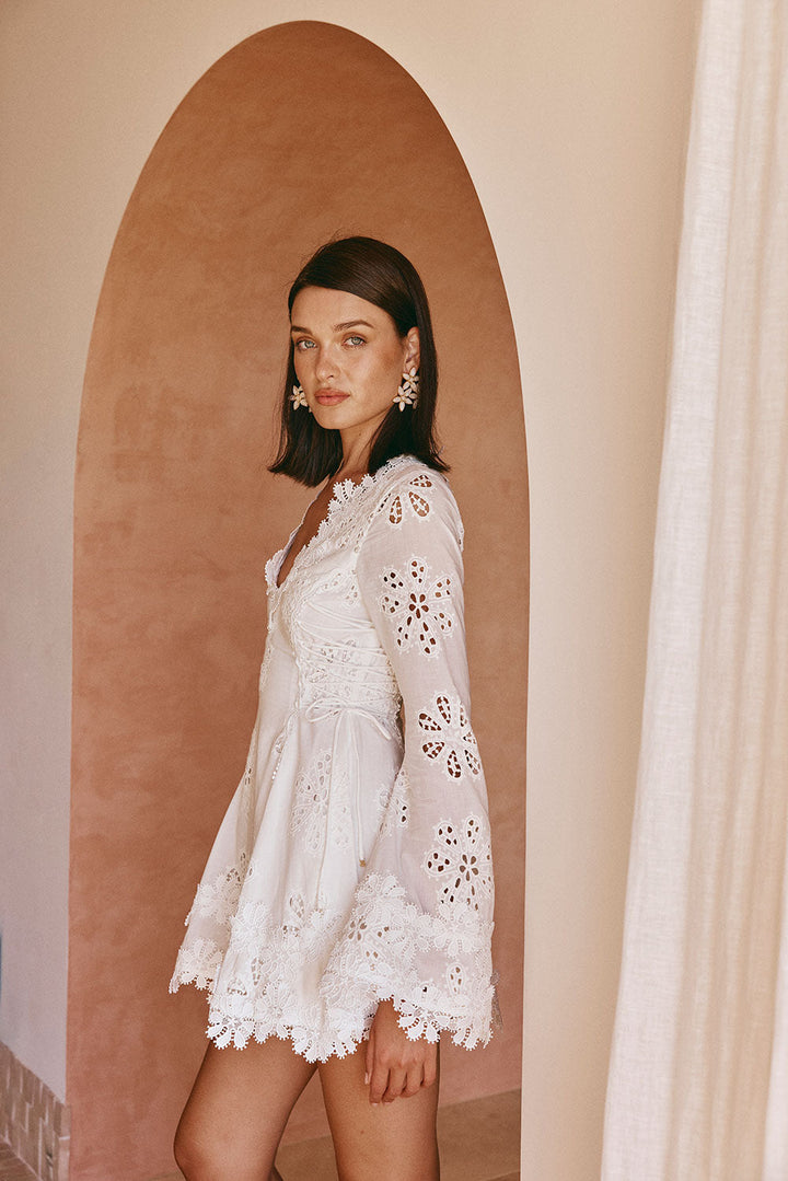 HADLEIGH - DREAMY FLORAL CRAFTED DRESS
