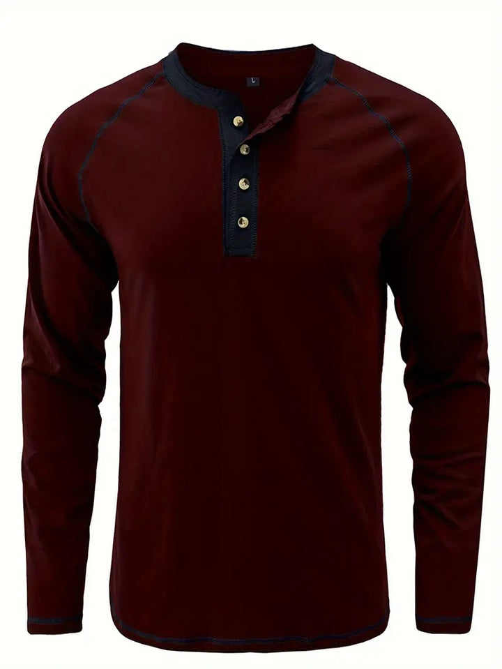 ACE - ICONIC BUTTON PLACKET KNIT TOP