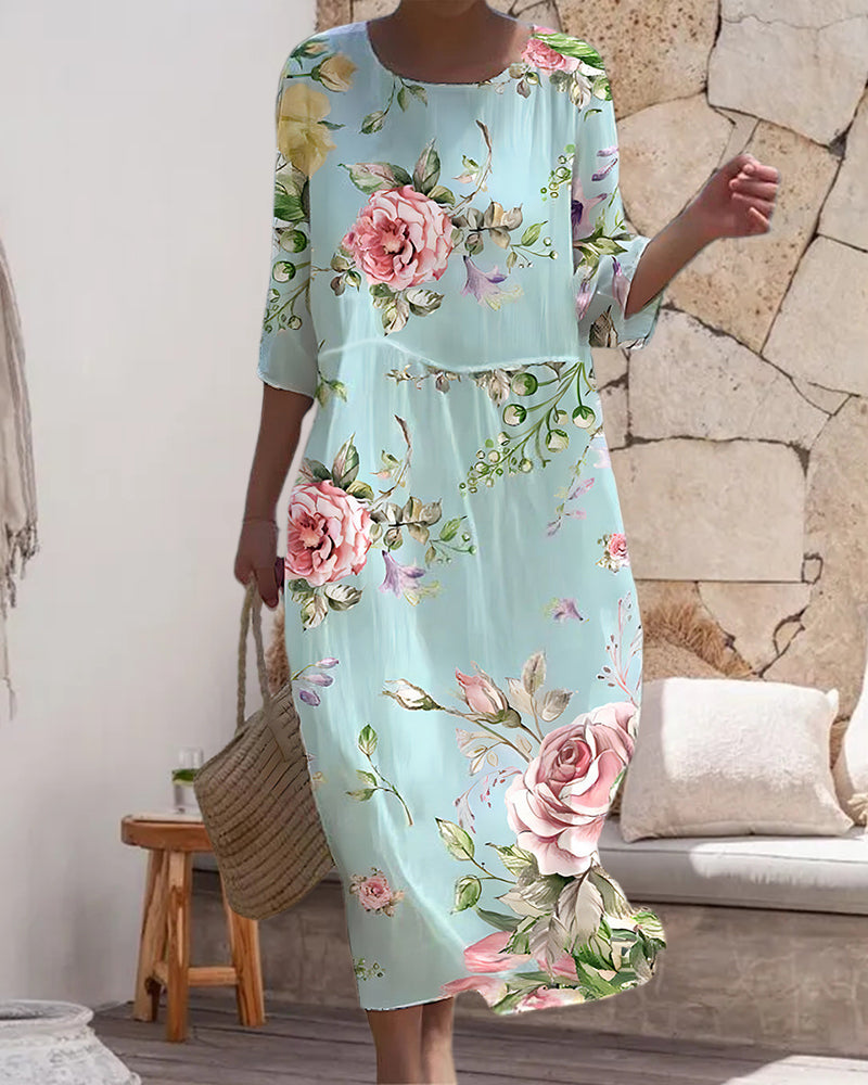 MARISOL - MODERN ELEGANT BLOOM DRESS