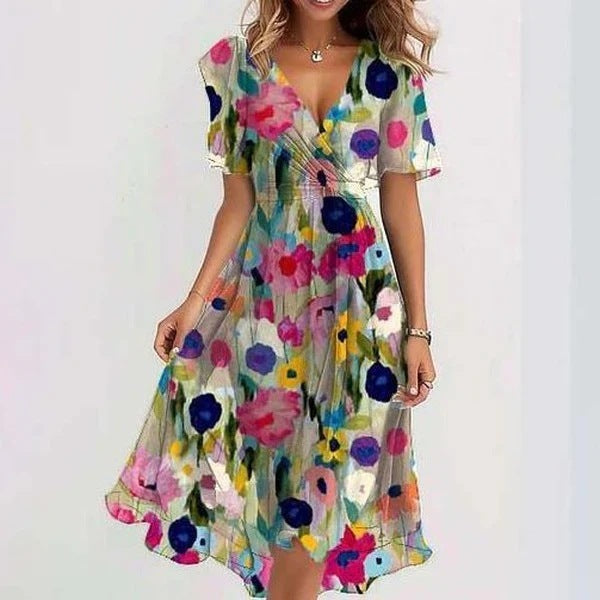 LILY™ - ELEGANT SUMMER DRESS WITH FLUID SILHOUETTE