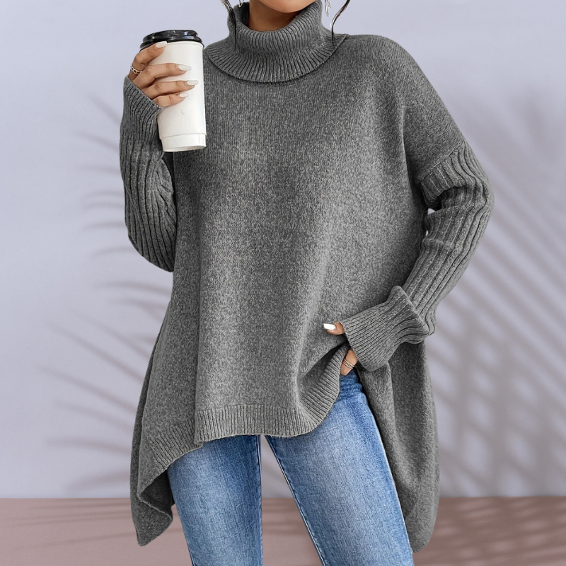 Sarah™- Turtleneck Oversized Sweater