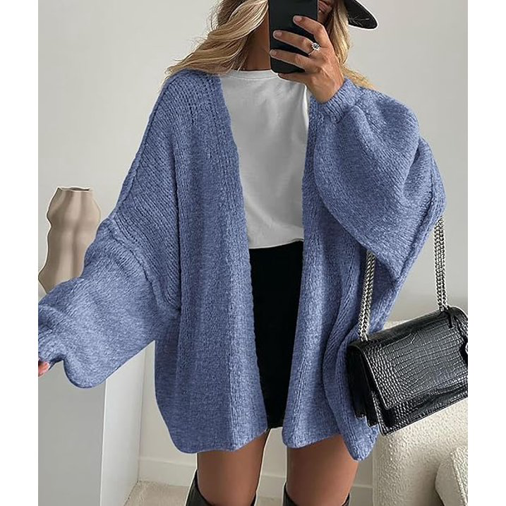 ALIYAH - CHIC WARMTH KNIT MAXI CARDIGAN