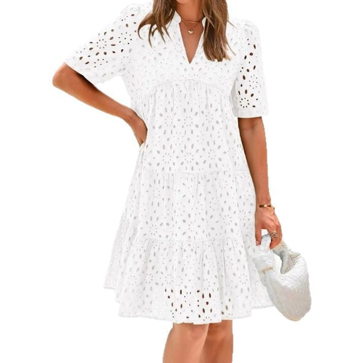 HELFER - CHIC OPEN-BACK MINI DRESS