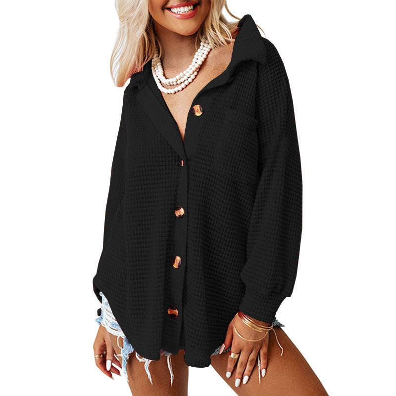 SHELLY - SOFTLY TAILORED LONG SLEEVE TOP