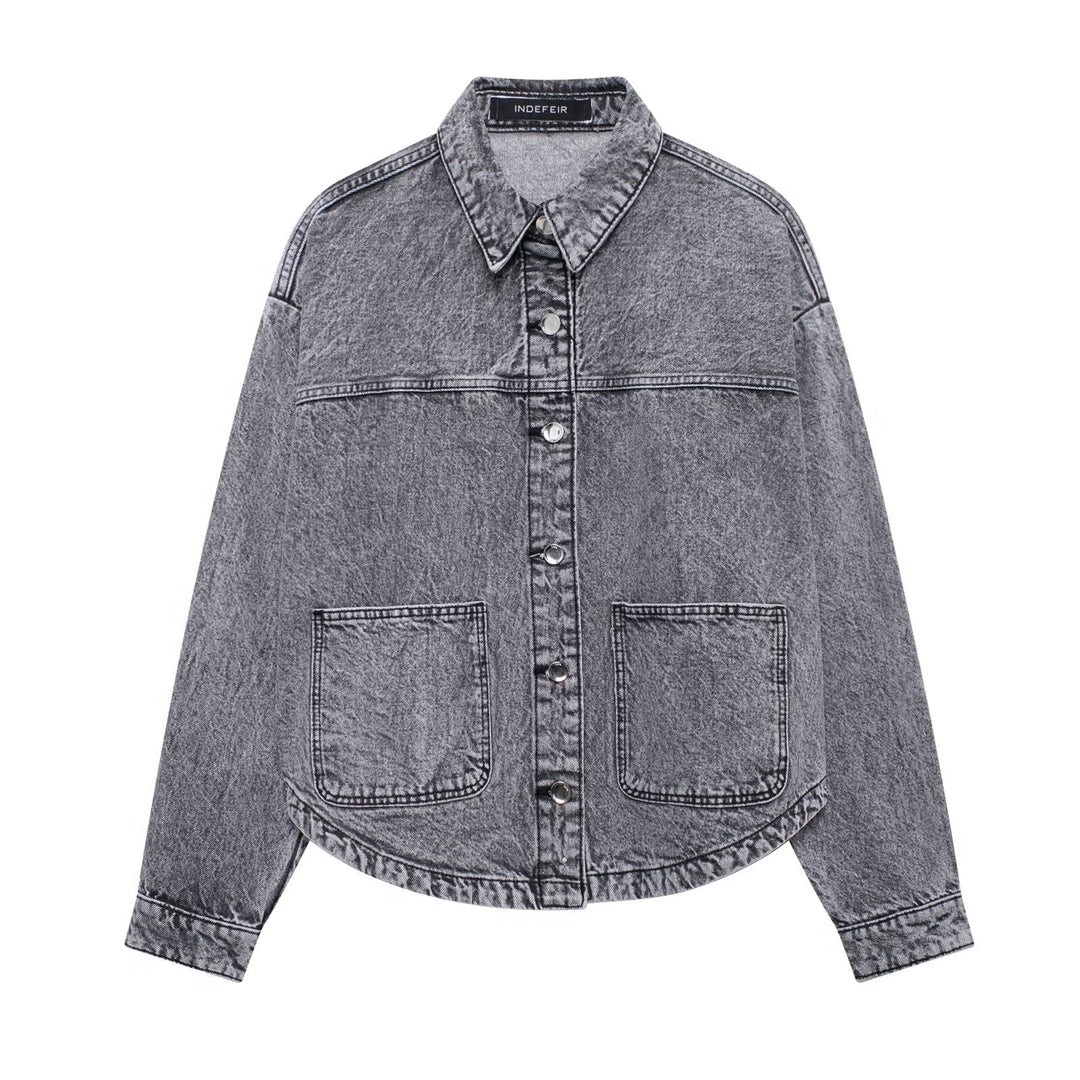 DIYANA - LOOSE CANVAS COMFORT JACKET