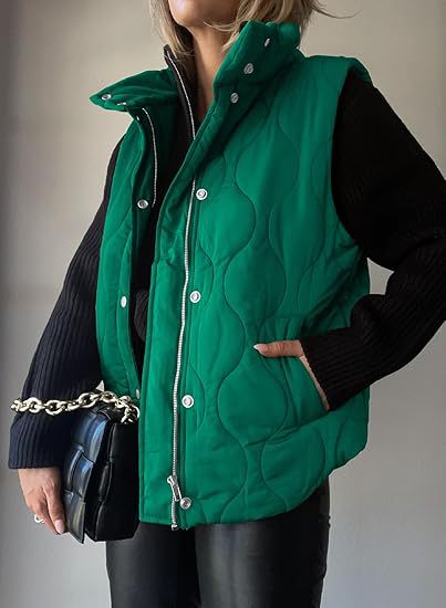 PAMU - CHIC CITY COLLARED PUFFER VEST