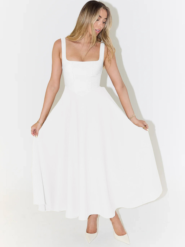 KRIZZIA - RUNWAY READY MIDI SUN DRESS