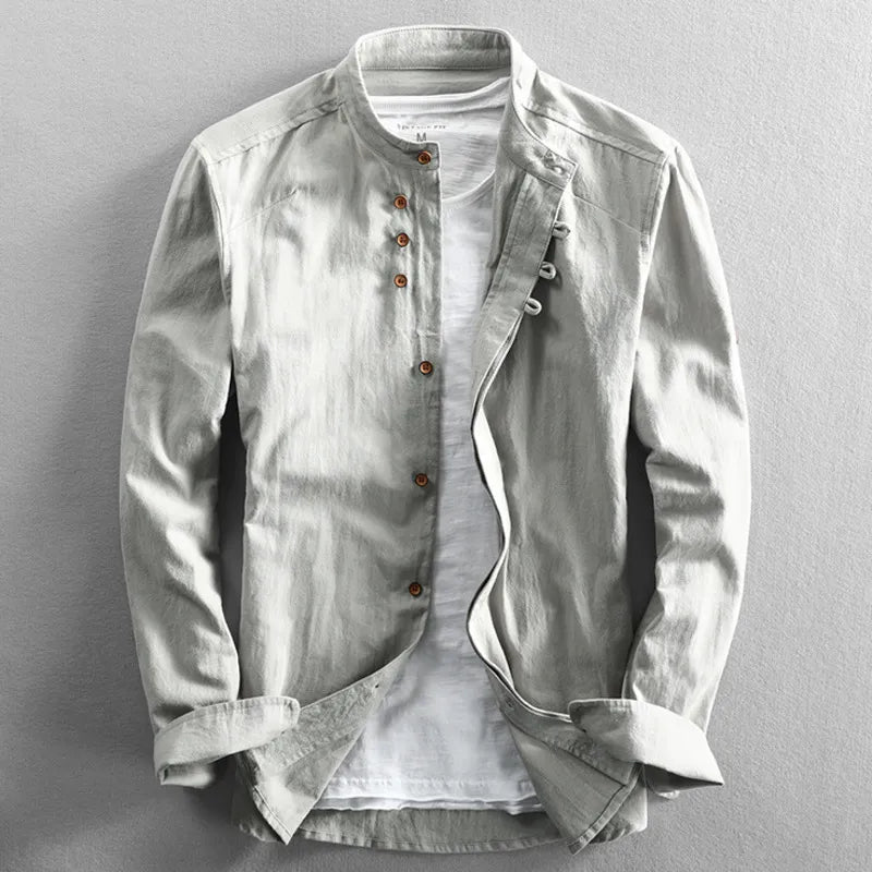 CHAD - JAPANESE-STYLE LONGSLEEVES TOP