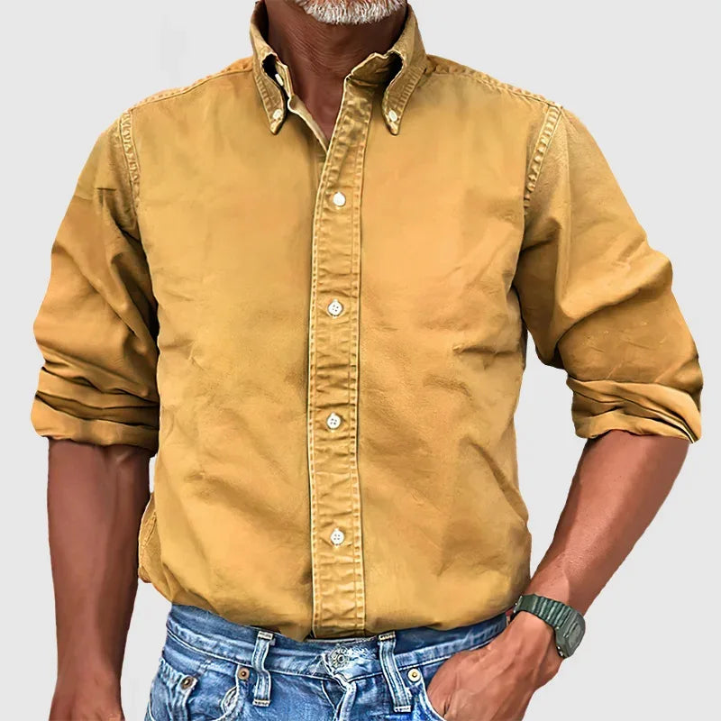 GARETH - COZY COTTON SHIRT