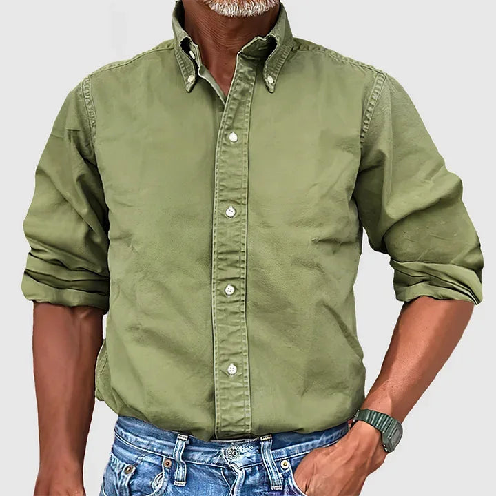 GARETH - COZY COTTON SHIRT