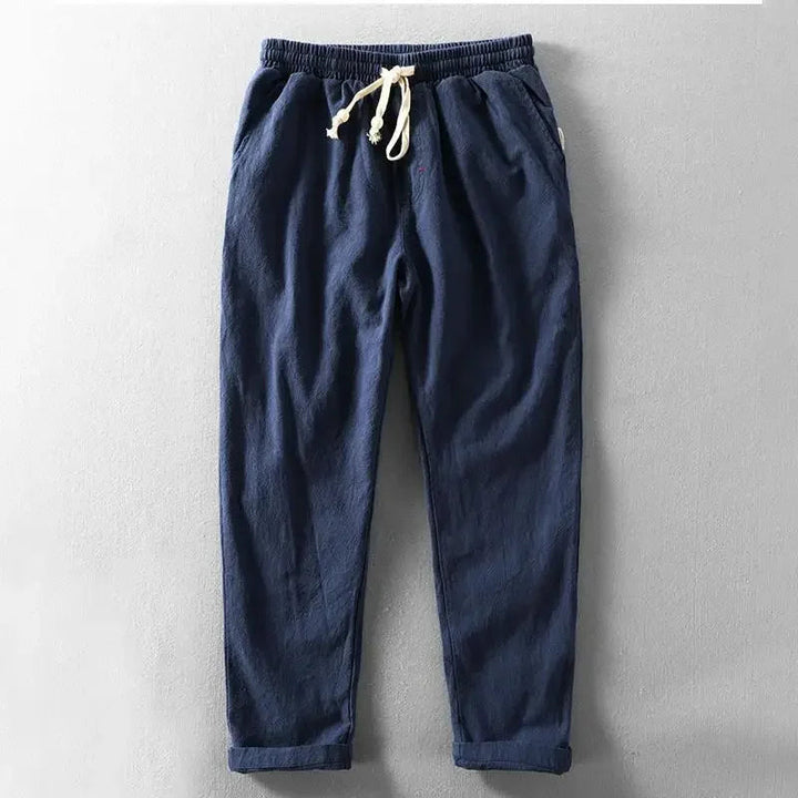 CORDY - RELAXED LINEN PANTS WITH DRAWSTRING