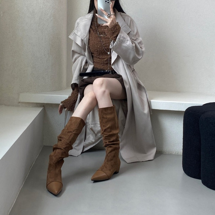 Teagan® | High Suede Boots