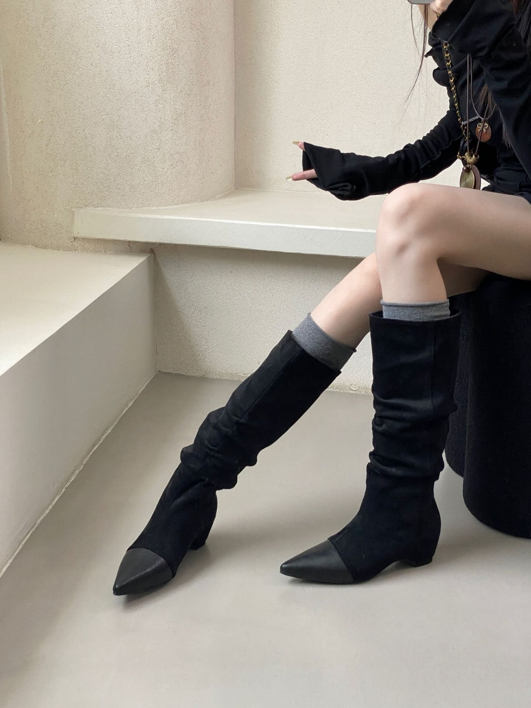 Teagan® | High Suede Boots