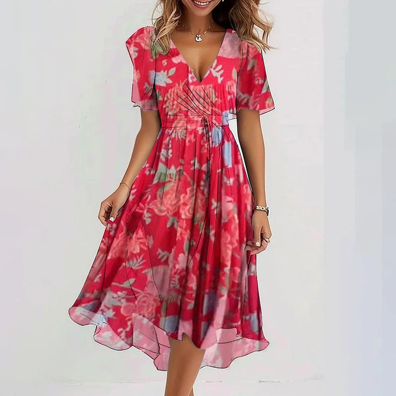 LILY™ - ELEGANT SUMMER DRESS WITH FLUID SILHOUETTE