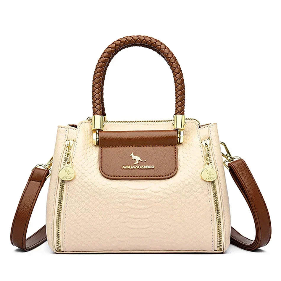 Sage - Designer Large capacity Leather Bag
