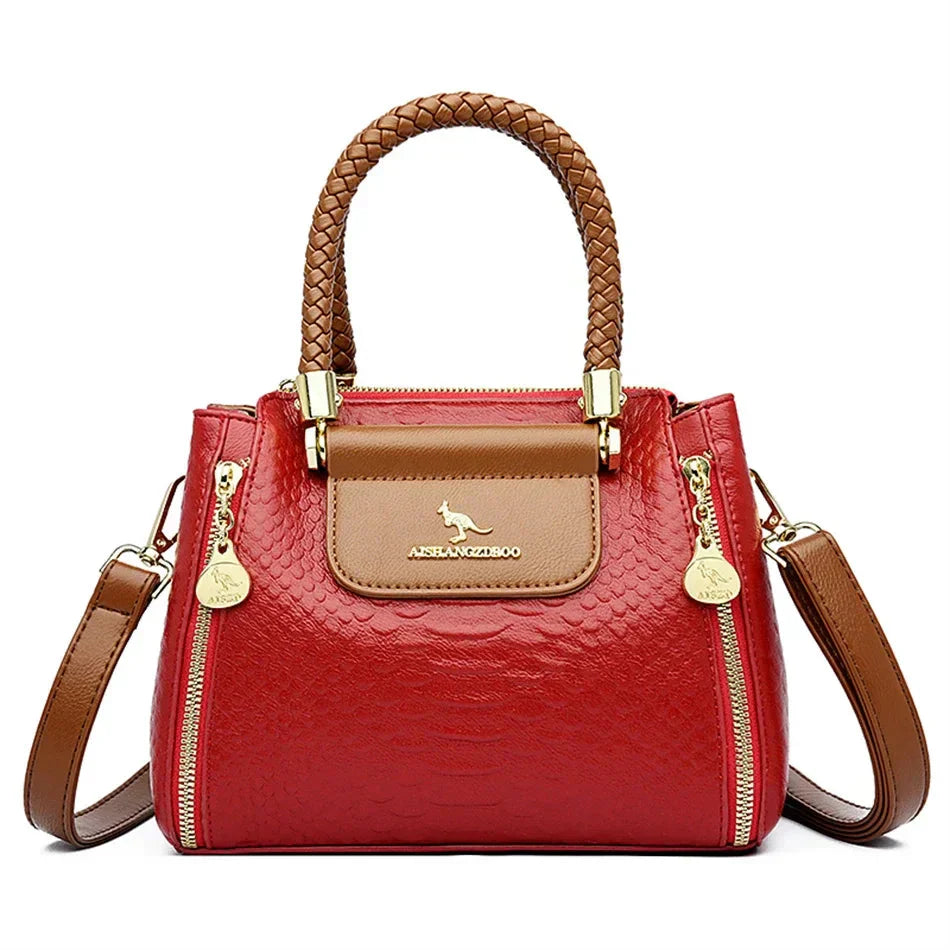 Sage - Designer Large capacity Leather Bag