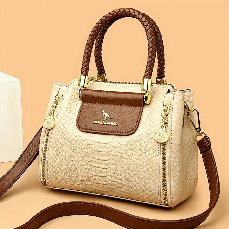 Sage - Designer Large capacity Leather Bag