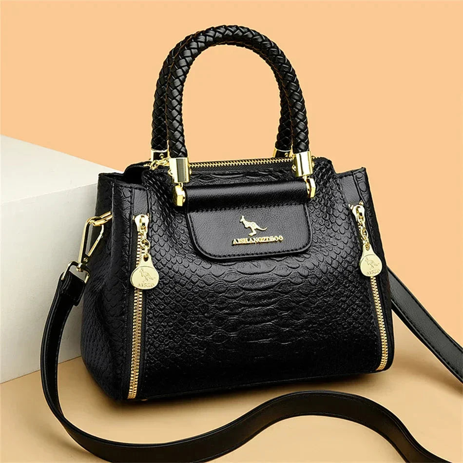 Sage - Designer Large capacity Leather Bag
