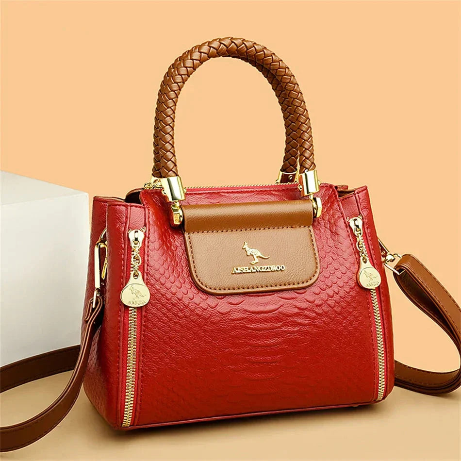 Sage - Designer Large capacity Leather Bag