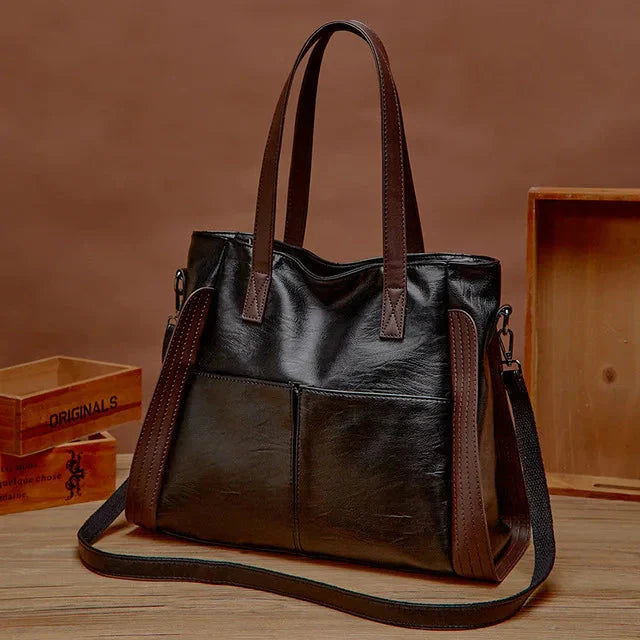 Etta - Trendy Large Capacity PU Leather Crossbody Bag