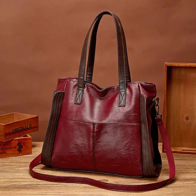 Etta - Trendy Large Capacity PU Leather Crossbody Bag