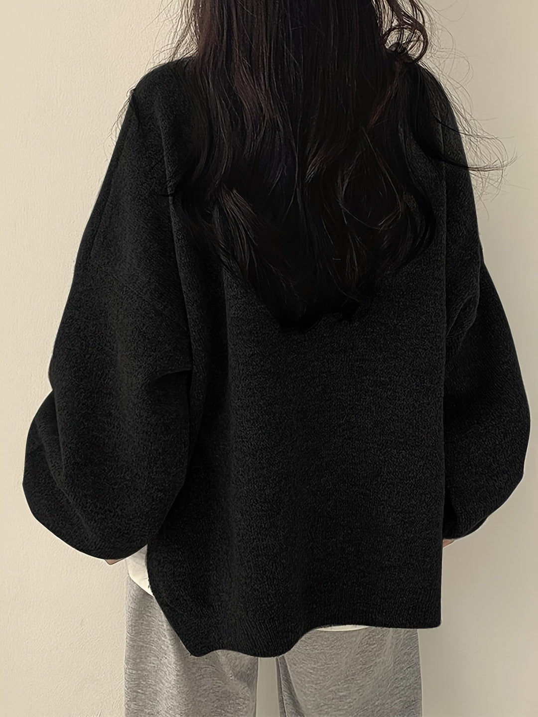VELLA - WEEKEND VIBE CASUAL KNIT PULLOVER