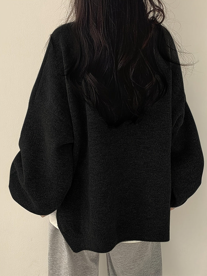 VELLA - WEEKEND VIBE CASUAL KNIT PULLOVER