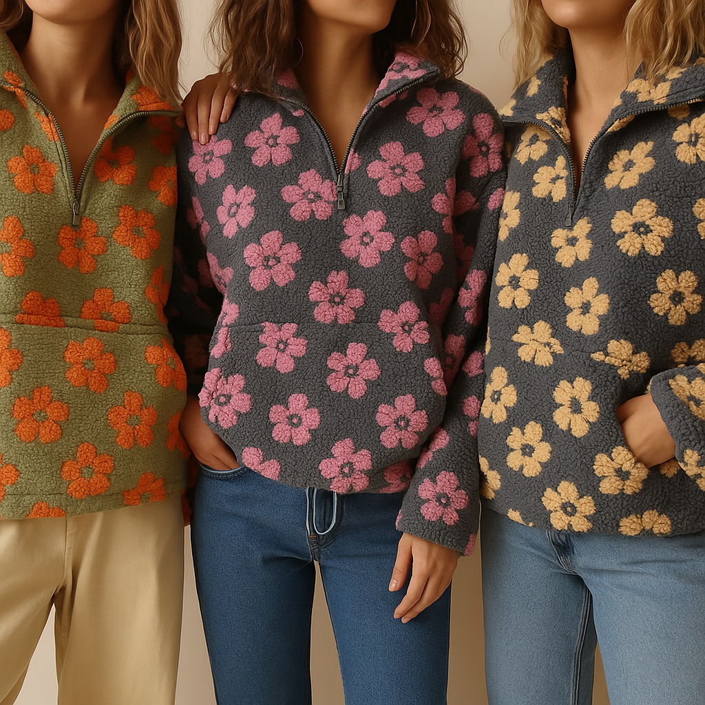 CANNA - FLUFFY FLOWER COZY PULLOVER