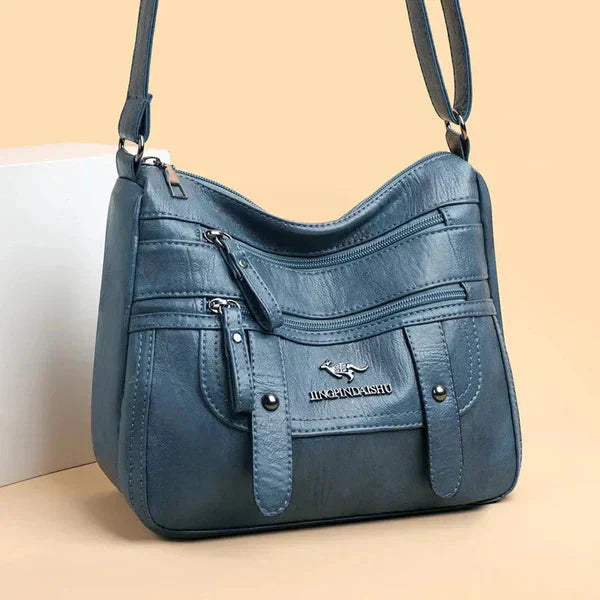 Wren - Stylish Retro Multi-Pocket PU Leather Bag