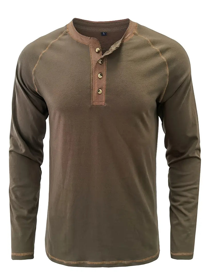 ACE - ICONIC BUTTON PLACKET KNIT TOP