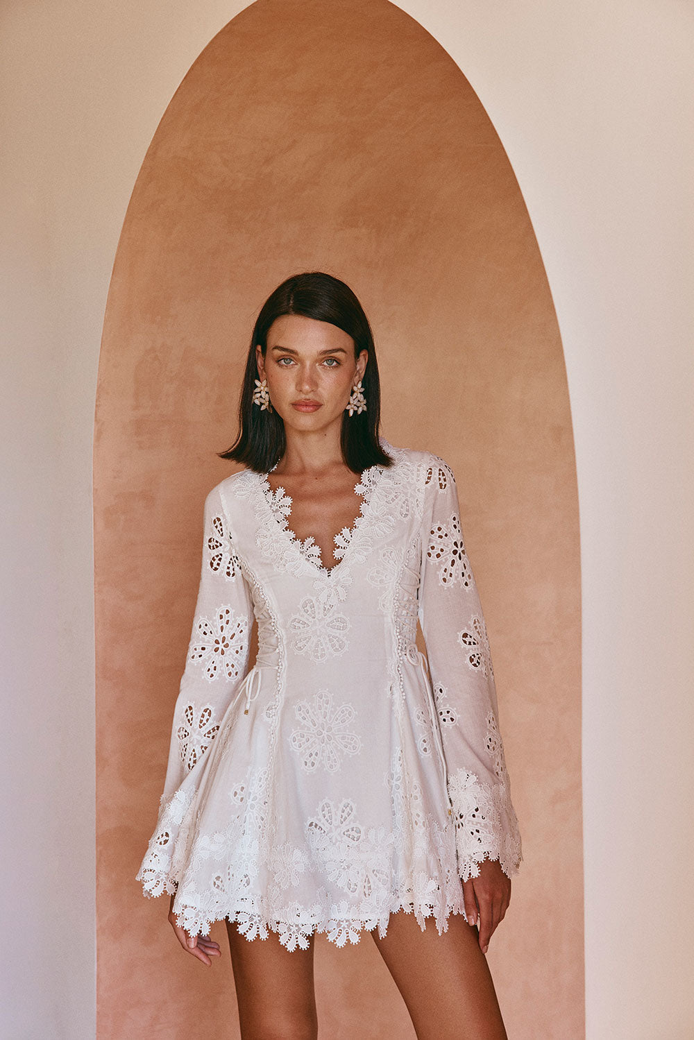 HADLEIGH - DREAMY FLORAL CRAFTED DRESS