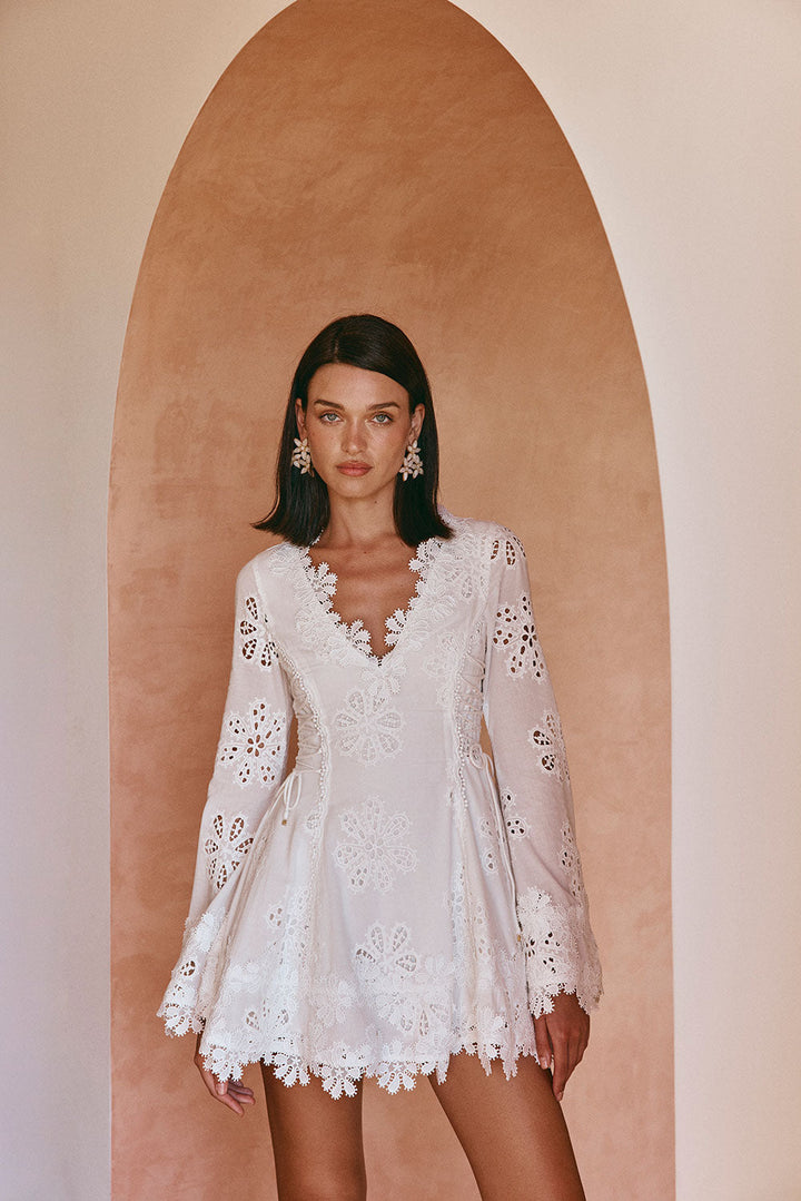 HADLEIGH - DREAMY FLORAL CRAFTED DRESS