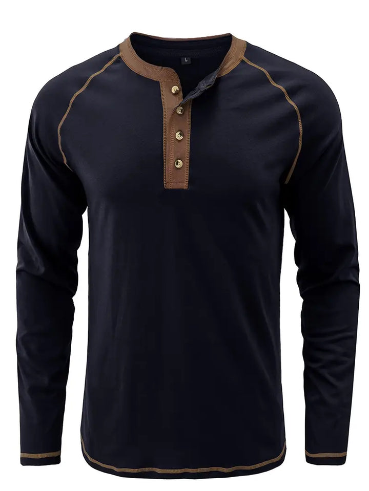 ACE - ICONIC BUTTON PLACKET KNIT TOP