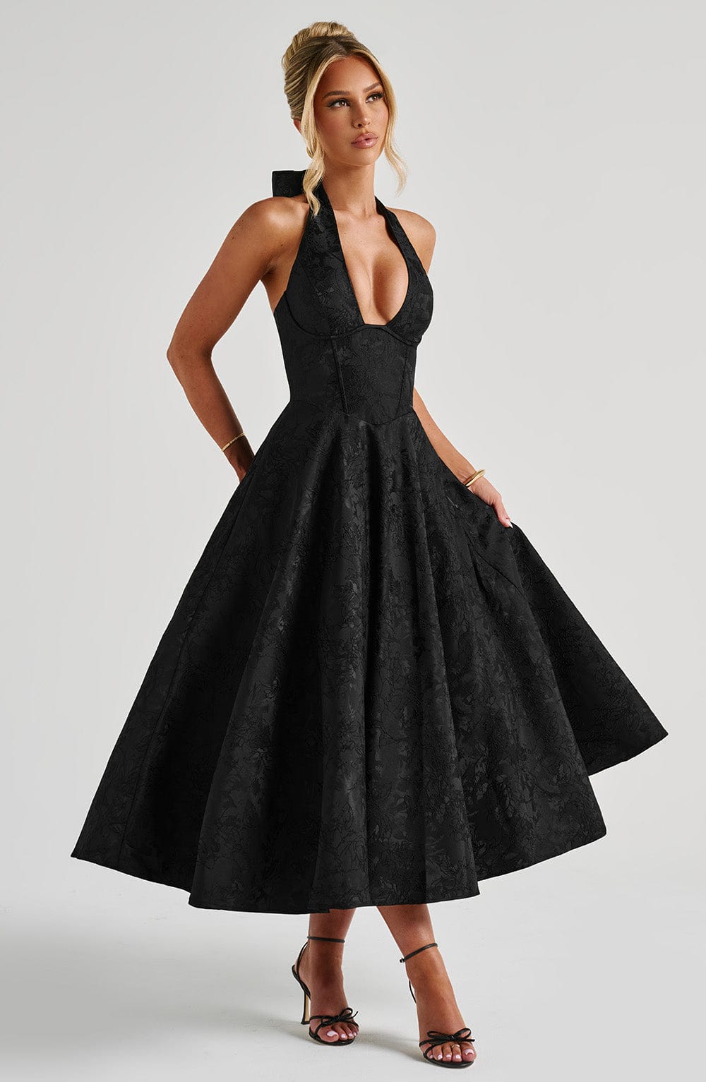 ALMIRA - SWEETHEART VINTAGE MIDI DRESS