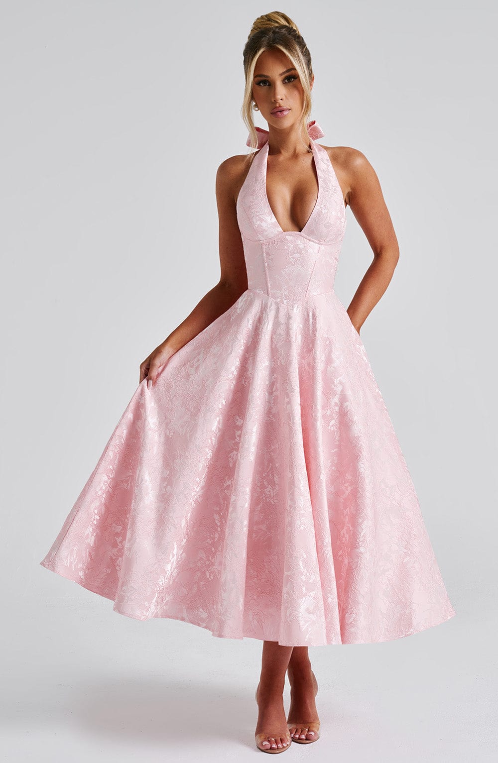 ALMIRA - SWEETHEART VINTAGE MIDI DRESS